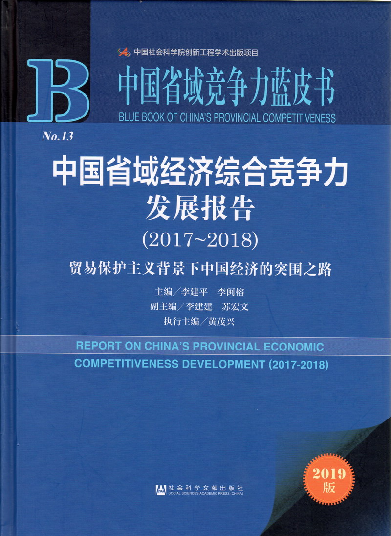 欧美操屄屄www中国省域经济综合竞争力发展报告（2017-2018）